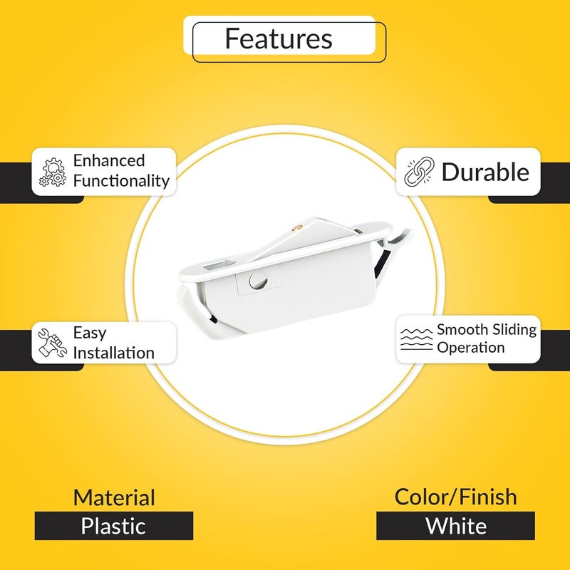 Brixwell 50-2000w Single Action Window Opening Control Devices White Finish - Image 3